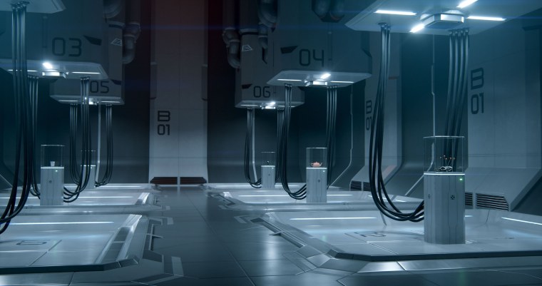 Sci Fi интерьер реакторной