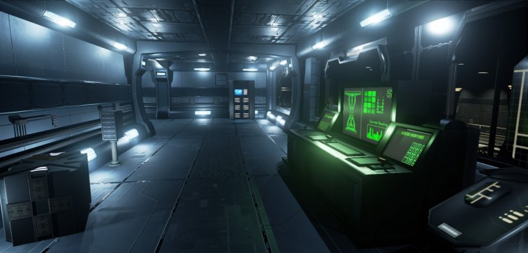 Sci Fi пульт управления химзаводом