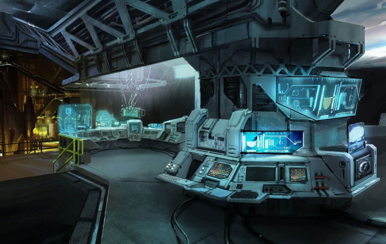 Sci-Fi лаборатория Sci Fi Laboratory Concept