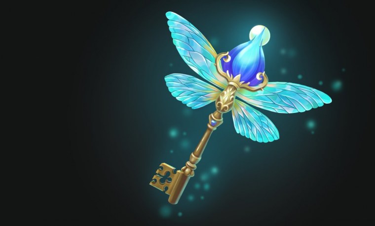 Ключ с крыльями