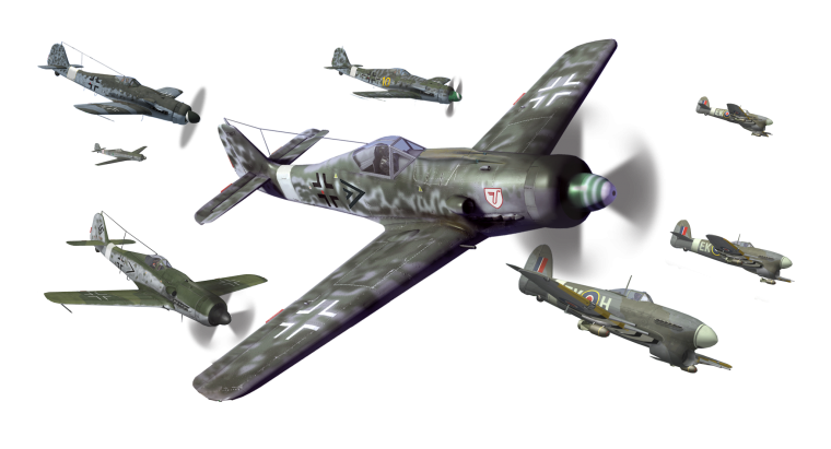 Немецкий самолет на прозрачном фоне