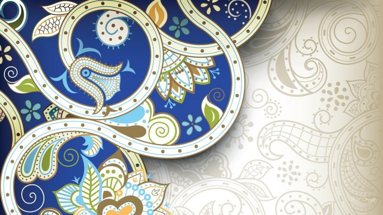 Восточный угловой орнамент