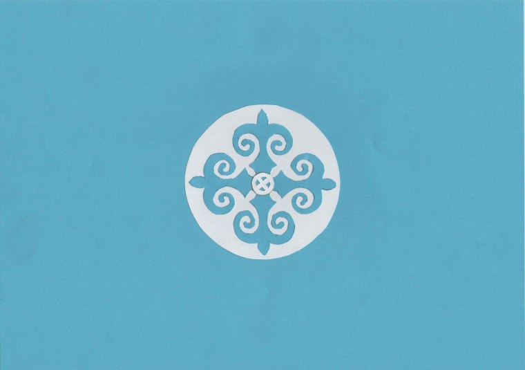 Орнаментный фон казахский