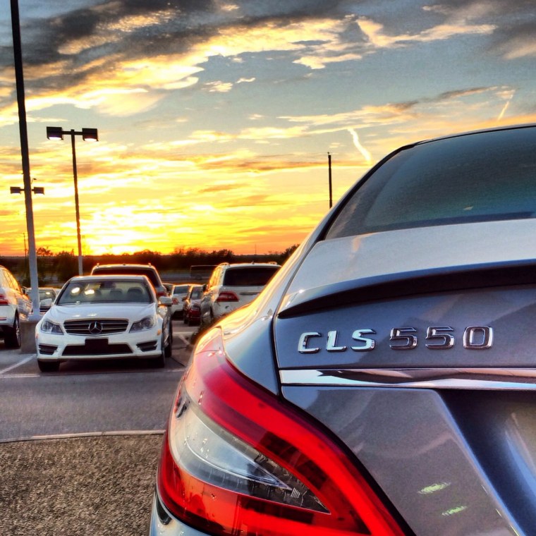 Мерседес АМГ закат