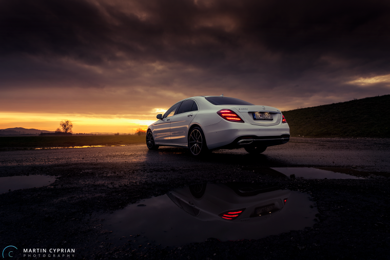 Мерс на закате