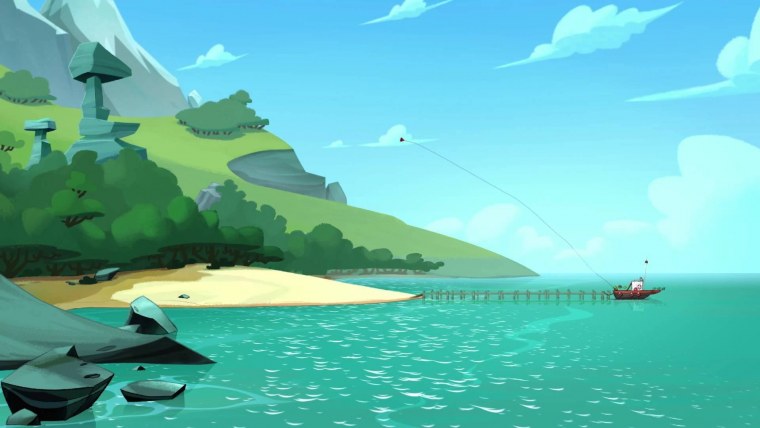 Фон Angry Birds toons