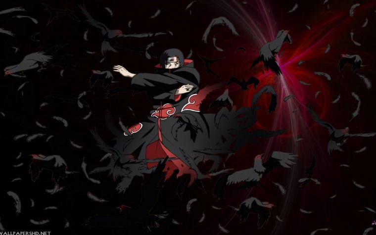 Итачи сидит на троне