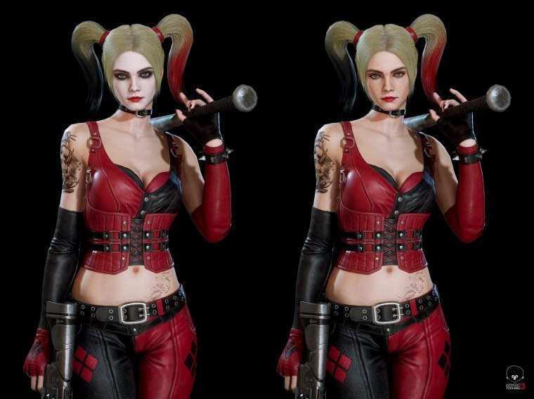 Кара Делевинь в роли Харли Квинн