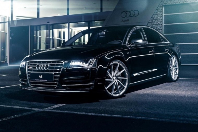 Audi a8l черная