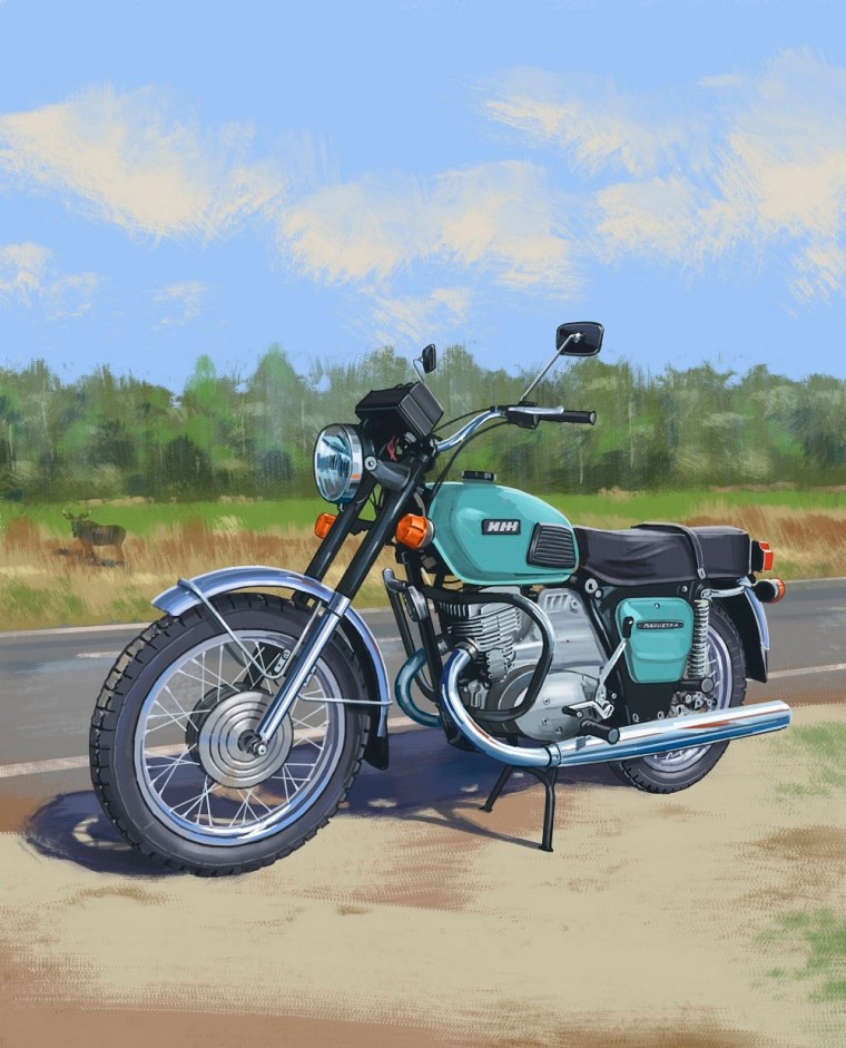 Модель мотоцикла Урал ИМЗ 8.103.10