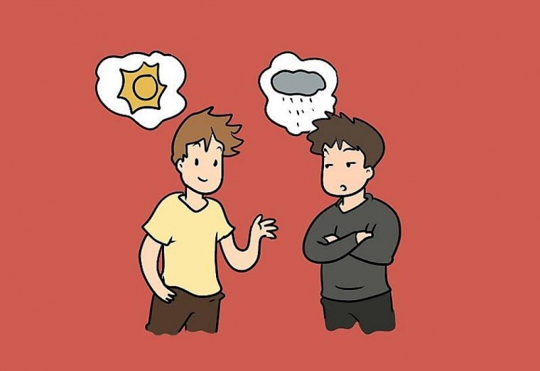 Пессимист рисунок