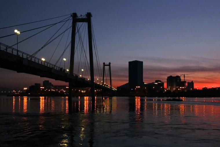 Красноярск вечером