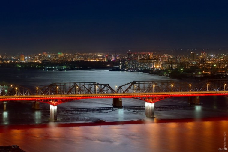 Ночной Красноярск