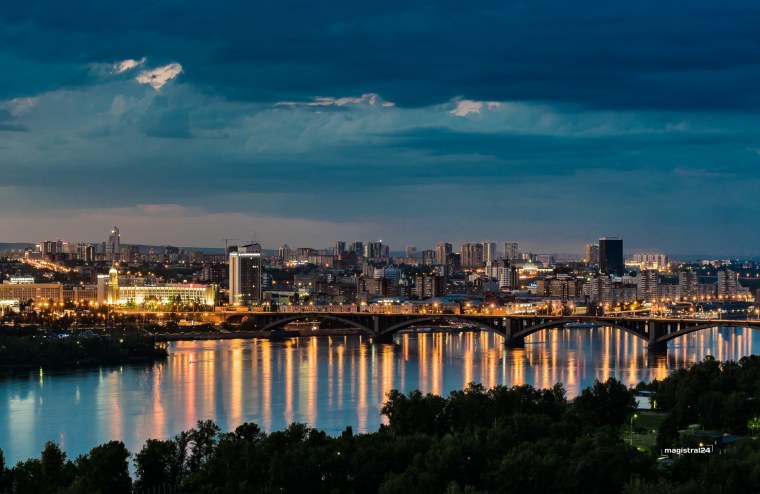 Красноярск панорама города