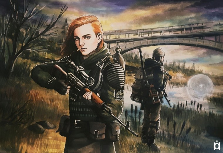 Стрелок шрам и дегтярёв арт