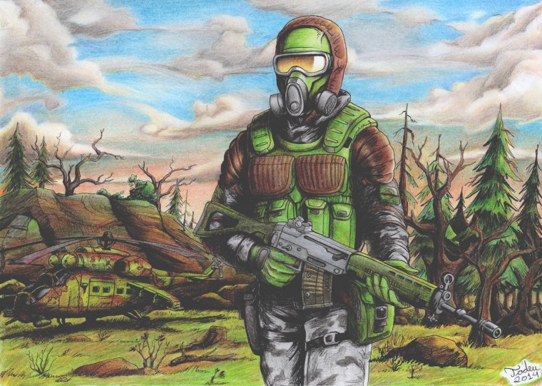 Сталкер 2 арт монолит