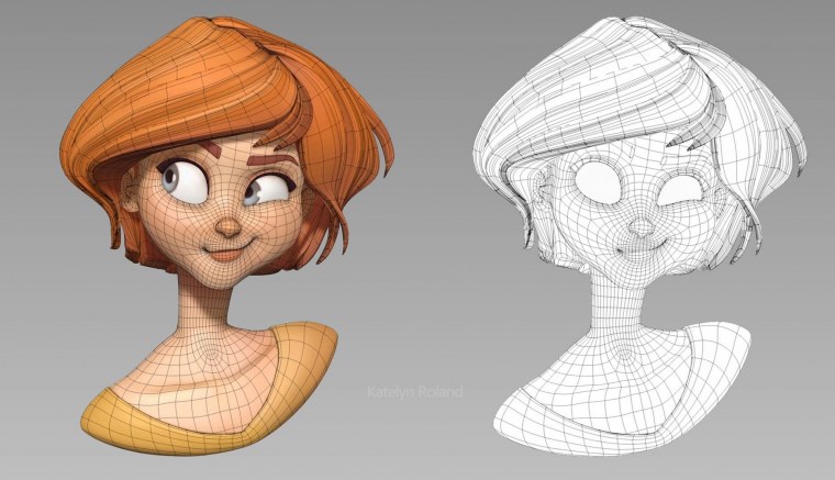 Мультяшные персонажи для 3d моделирования