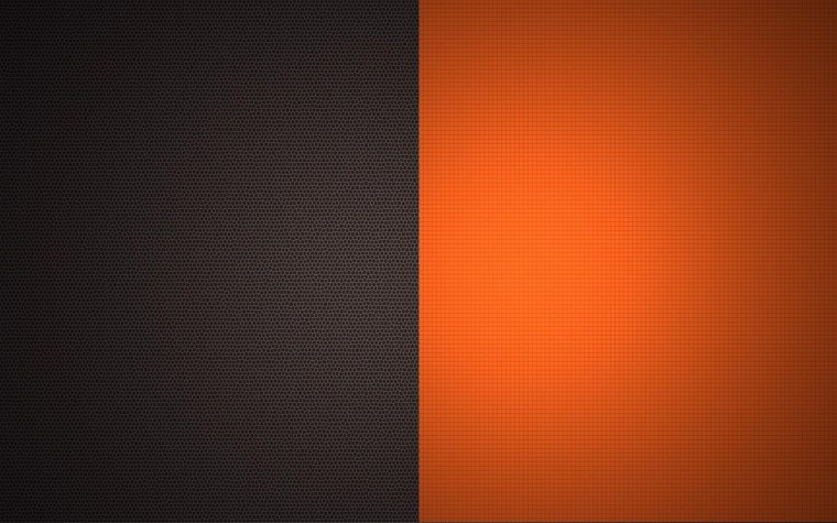 Оранжевый с черным