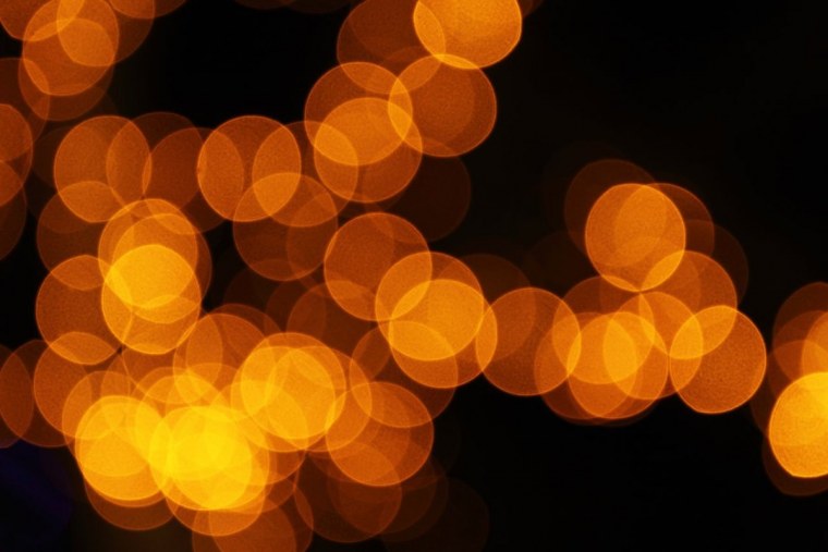 Оранжевый блик