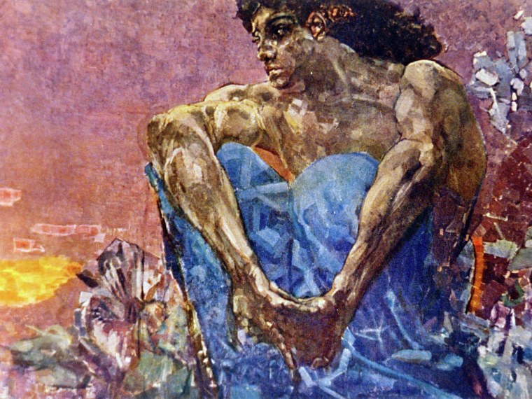 Врубель демон летящий