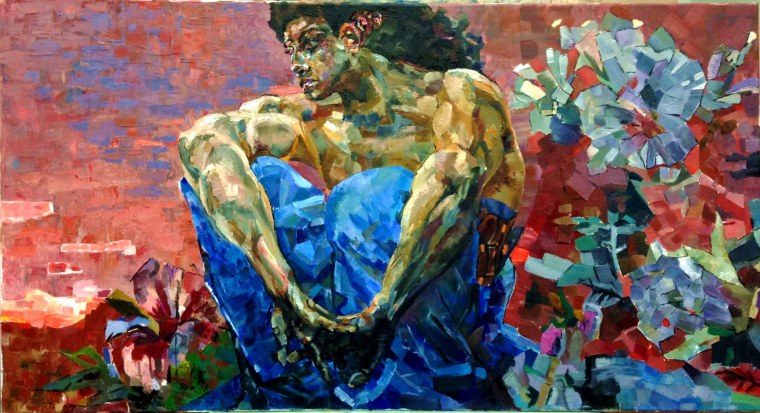 Михаил Врубель демон поверженный