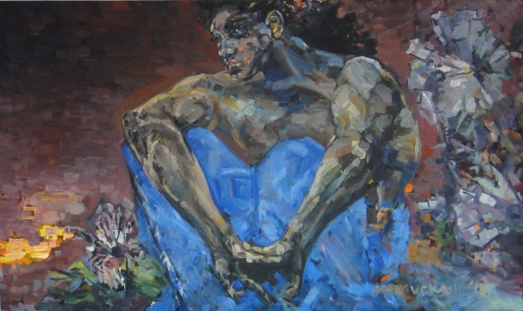 Демон поверженный Врубель 1902