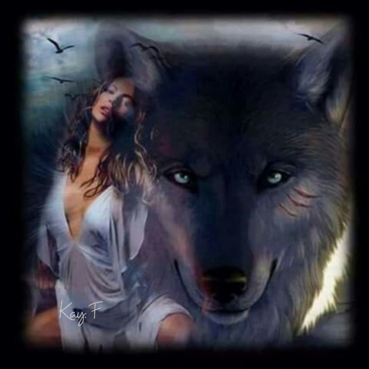 Волчица и женщина