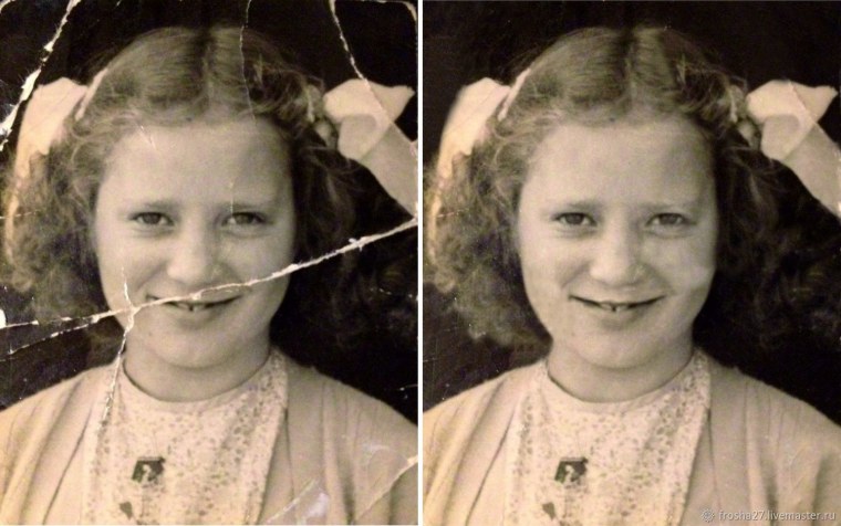 Ретушь старых фотографий в фотошопе