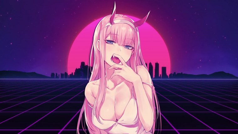 Ахегао Zero two обои