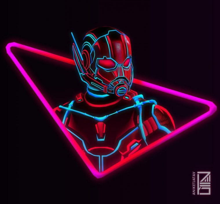 Неоновый аватар