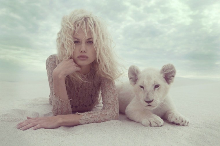 Девушка и Лев