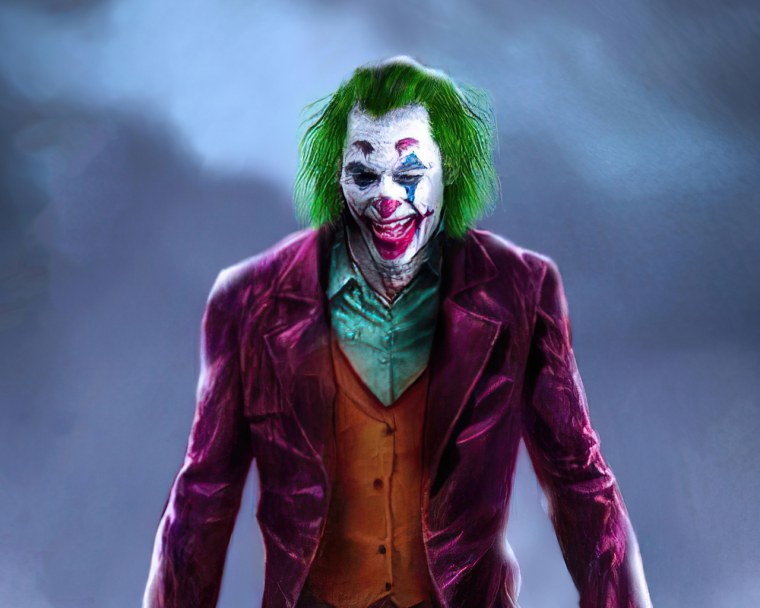 Джокер улыбается Джоджо