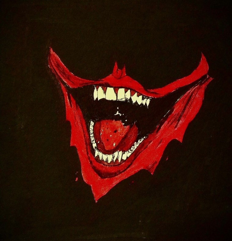 Джим Керри улыбка Джокера