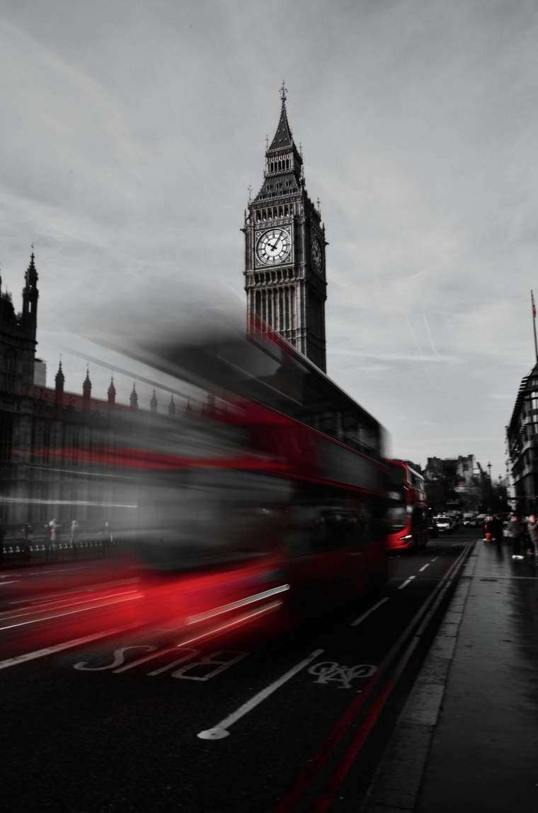 Чёрно белый Лондон