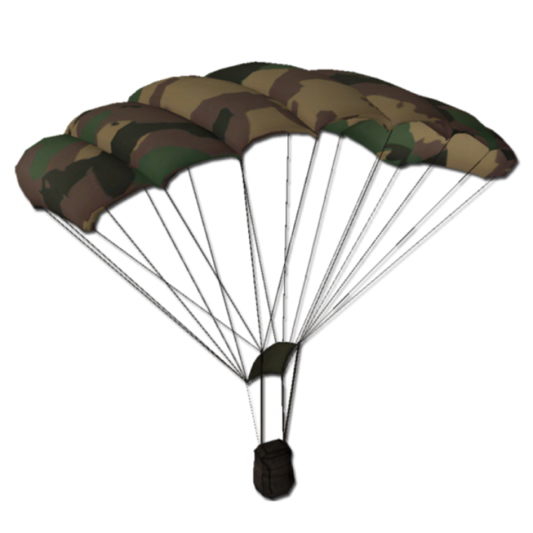 Парашютист без фона