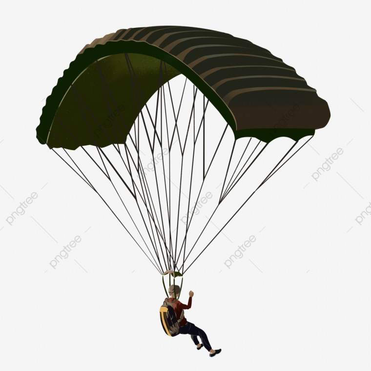 Парашют без фона
