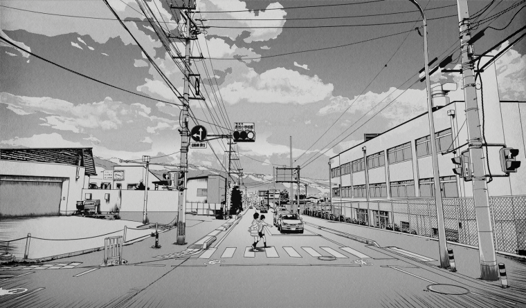 Аниме пейзаж