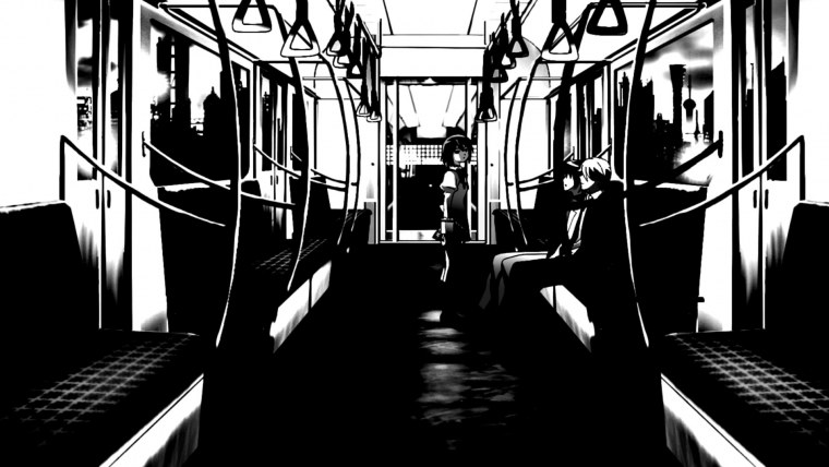 Аниме Эстетика черно белый