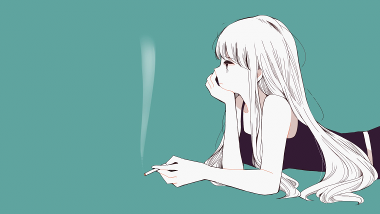 Тян с сигаретой