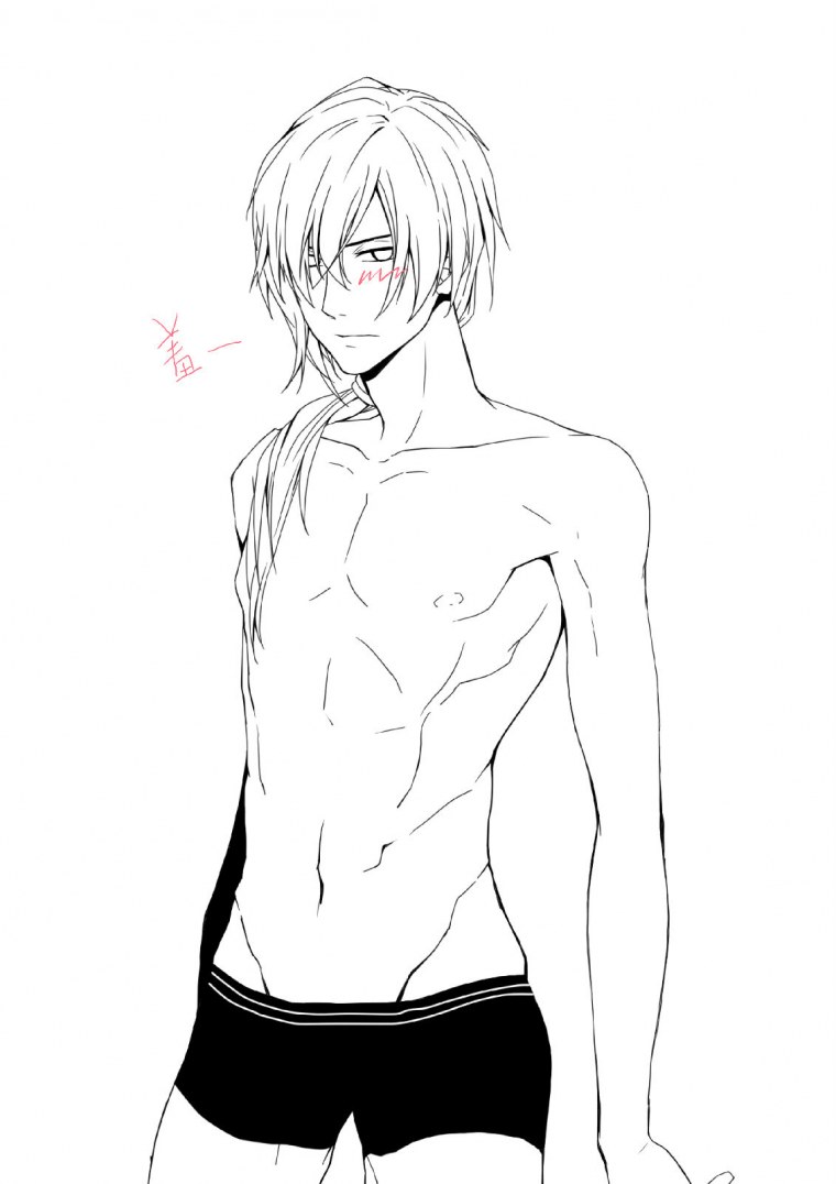 Аниме тело парня