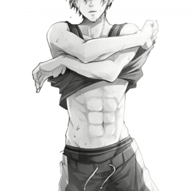 Баскетбол Куроко Кисе без футболки