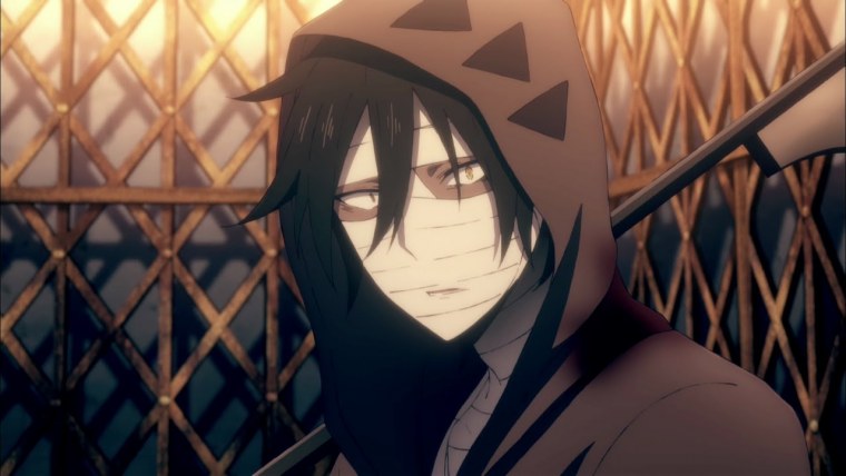 Аниме ангел кровопролития Зак без бинтов