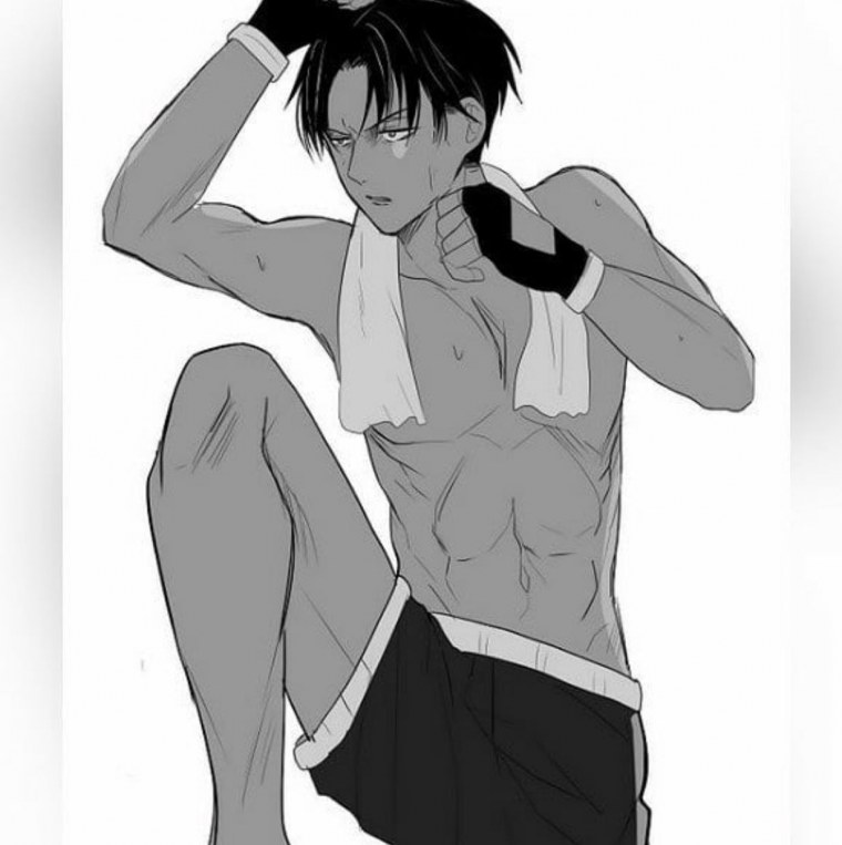 Аниме парень Леви