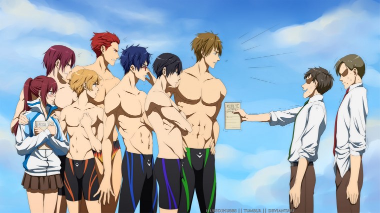 Вольный стиль Макото и Рин