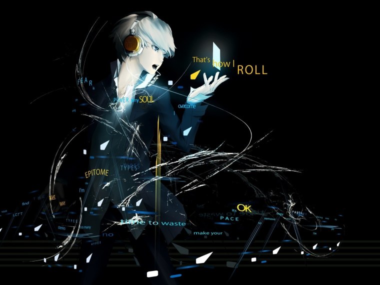 Аниме арты парней в наушниках