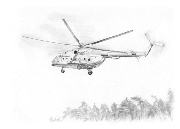 Вертолет ми 8 вектор
