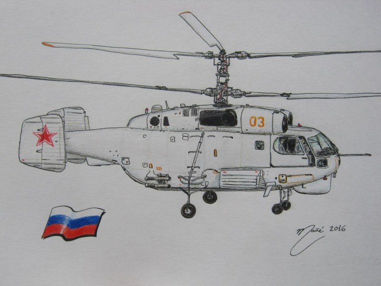 Trumpeter 06213 вертолет ка-27 а