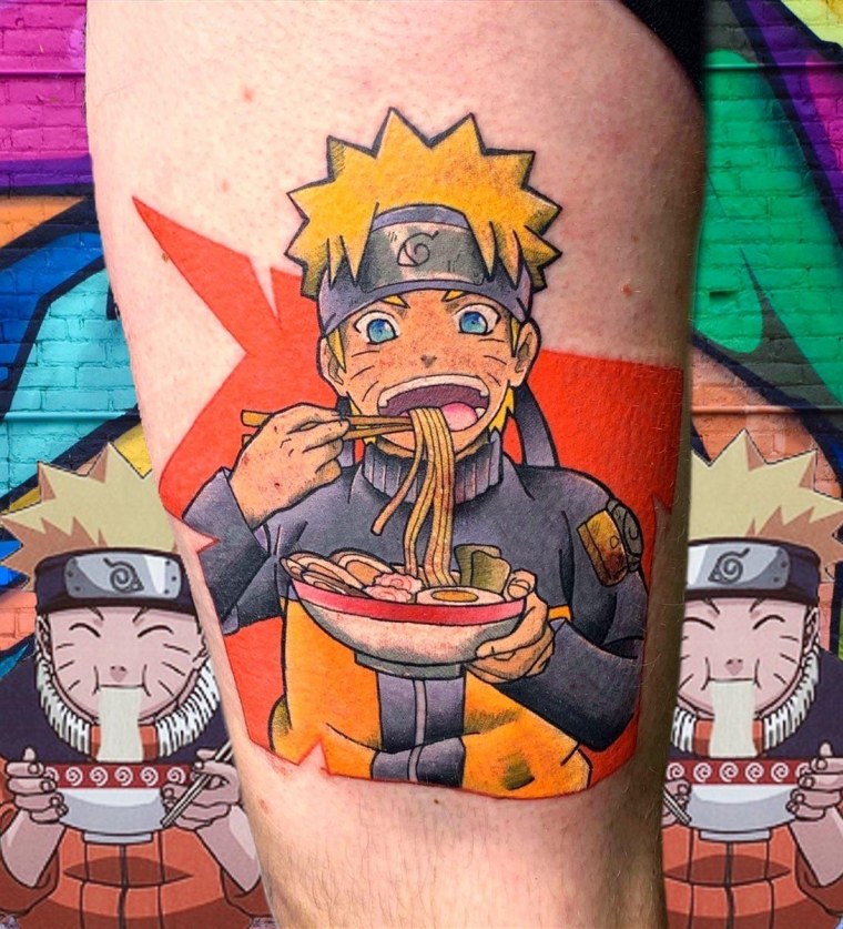 Смешные тату Наруто