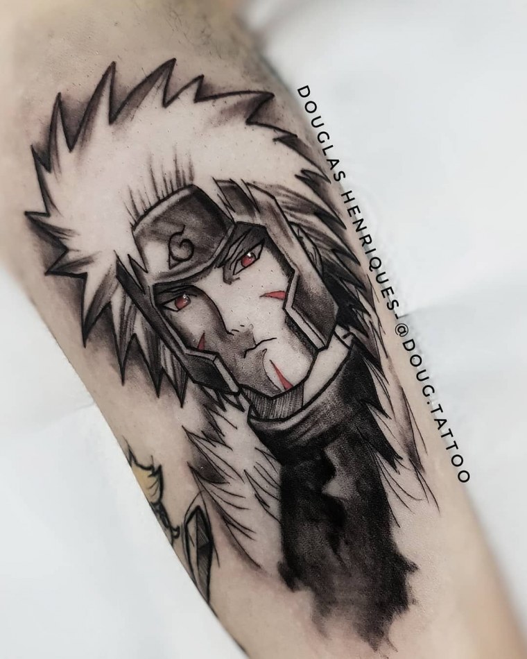 Тату тематика Наруто