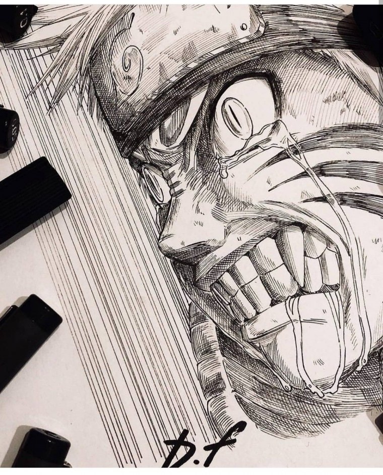 Наруто Манга скетч